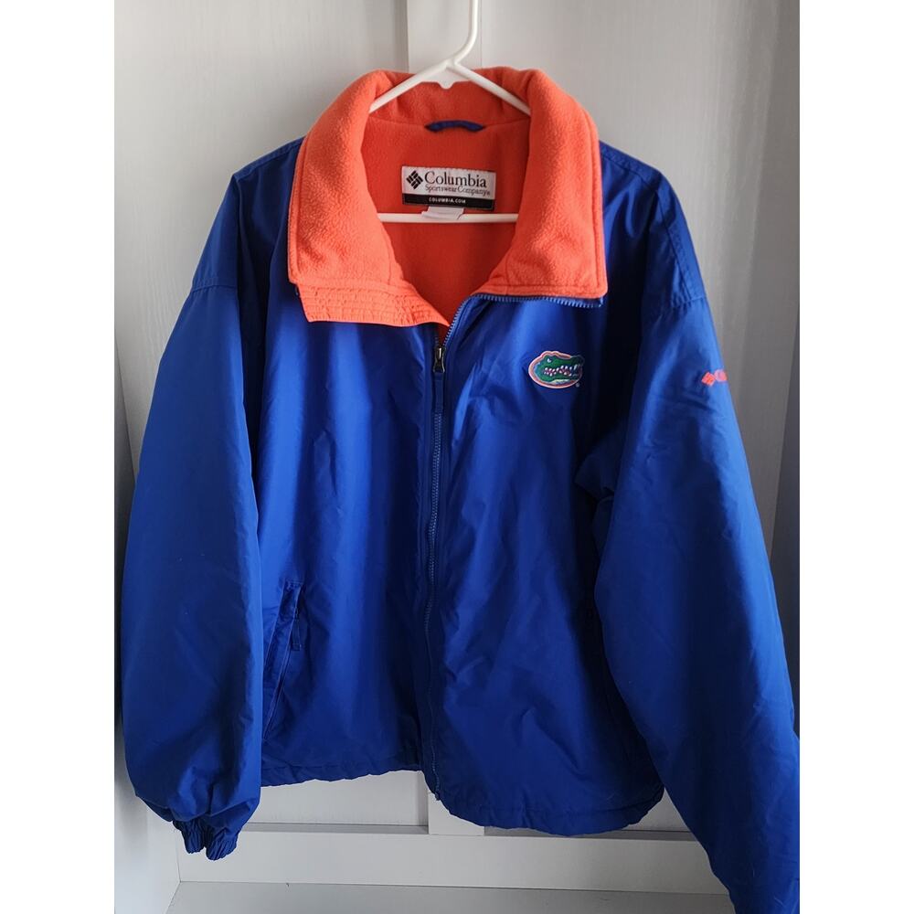 Columbia University of‎ Florida Gators fleece lined jacket / coat - size Large